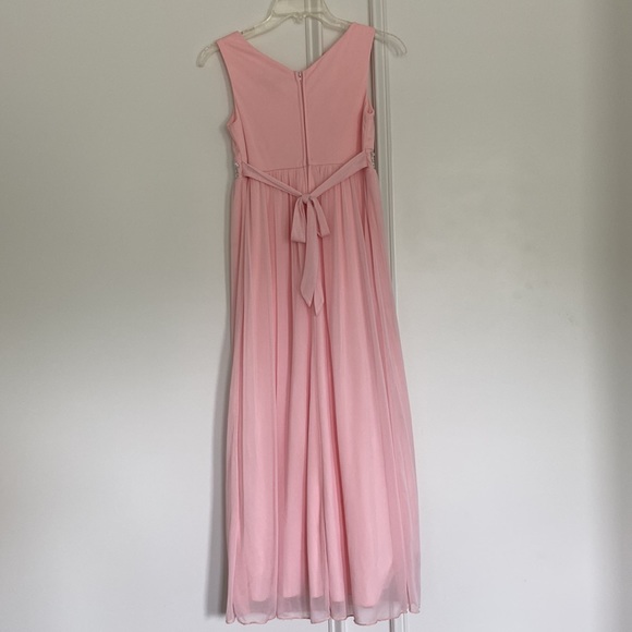 Beaded blush formal dress - Picture 3 of 3